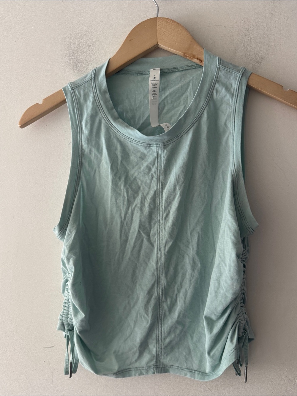 Lululemon Cinch It Up Mint Green Tank Top Size 6